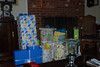 collinsfamilyblogs > The pile of gifts --- although as I started opening, more and more kept arriving, and it felt like it would never end :)  I was exhausted from opening them all, but they were all so nice!